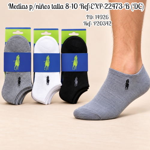 Medias p/niños talla 8-10 Ref:EXP-22473-B (DC)