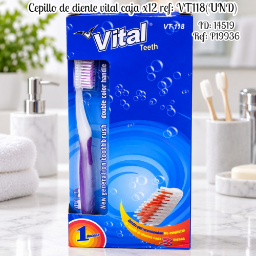 Porta cepillo vital caja x12 ref: VT118(UND)