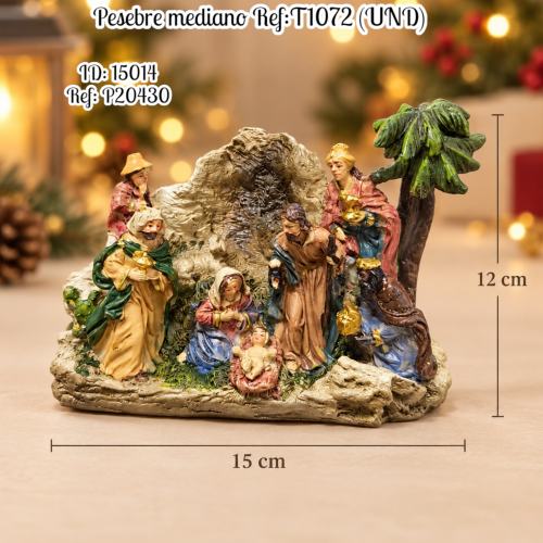 Pesebre  mediano Ref:T1072 (UND)