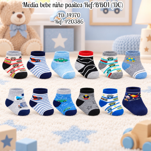 Media bebe niño pasitos Ref:BB01 (DC)