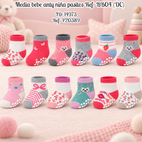 Media bebe anty niña pasitos Ref: BB04 (DC)
