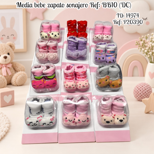 Media bebe zapato sonajero Ref: BB10 (DC)