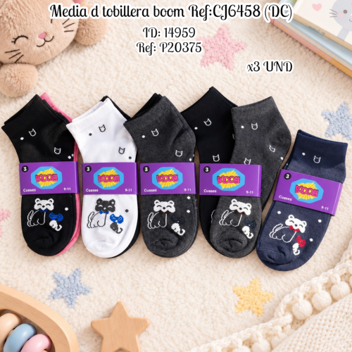 Media d tobillera boom al por mayor – Ref. CJ6458