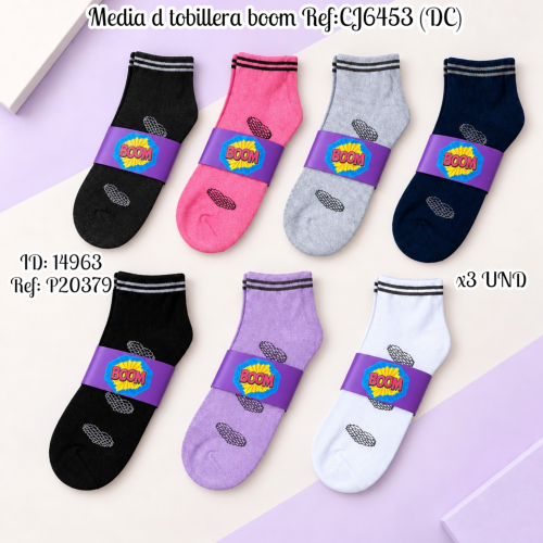 Media d tobillera boom al por mayor – Ref. CJ6453