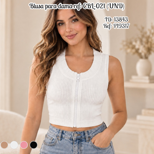 Blusa para dama al por mayor – Ref. CBL-021