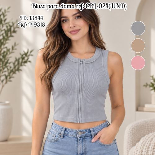 Blusa para dama ref: CBL-024(UND)
