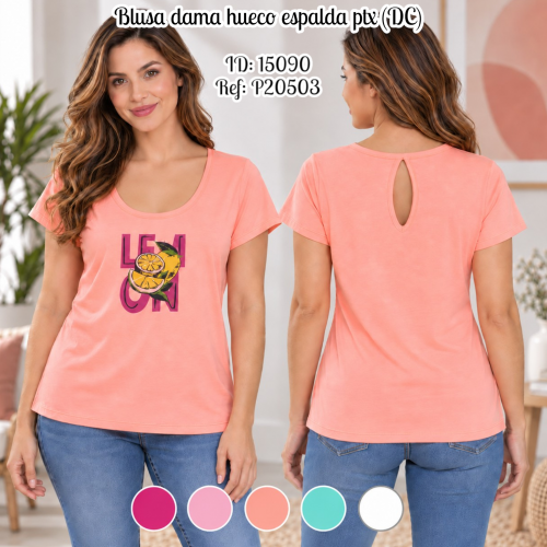 Blusa dama hueco espalda ptx (DC)