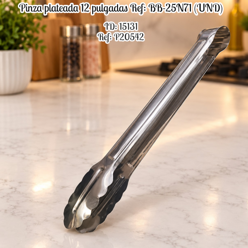 Pinza plateada 12 pulgadas Ref: BB-25N71 (UND)