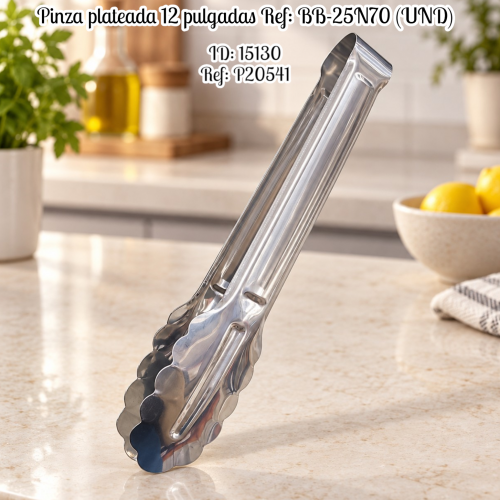 Pinza plateada 12 pulgadas Ref: BB-25N70 (UND)
