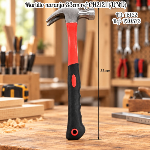 Martillo naranja 33cm ref:CH21211(UND)