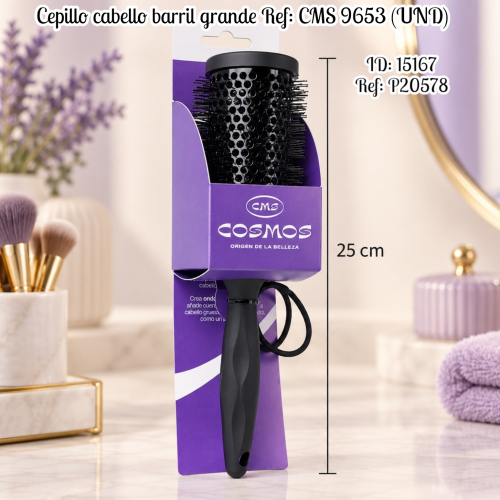 Cepillo cabello barril grande Ref: CMS 9653 (UND)