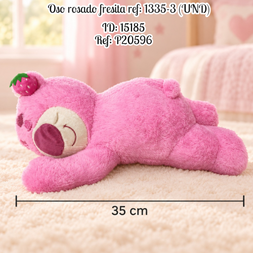 Oso rosado fresita ref: 1335-3 (UND)