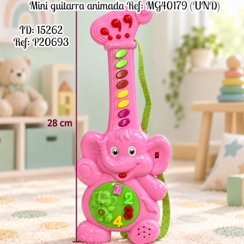 Mini guitarra animada Ref: MG40179 (UND)