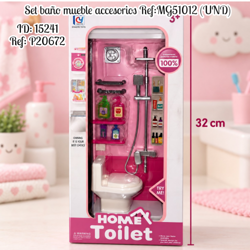 Set baño mueble accesorios Ref:MG51012 (UND)