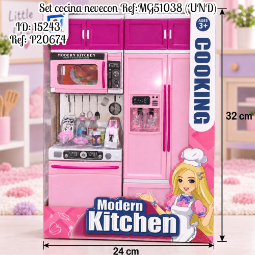 Set cocina nevecon Ref:MG51038 (UND)