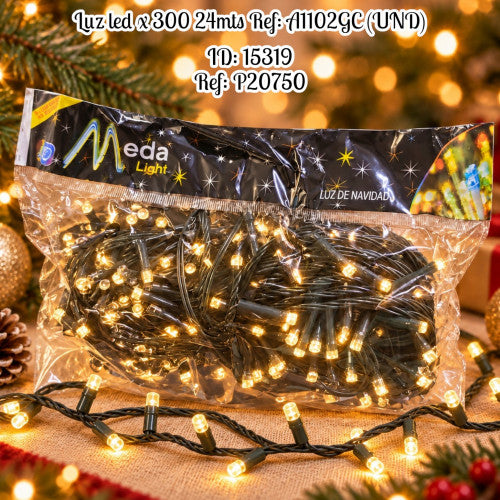Luz led x 300 24mts Ref: A1102GC (UND)   ***F
