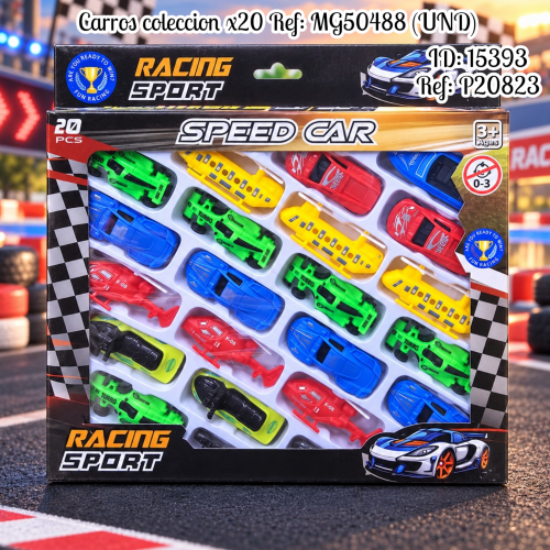 Carros coleccion x20 Ref: MG50488 (UND)