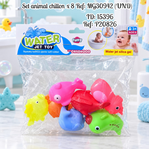 Set animal chillon x 8 Ref: MG30942 (UND)