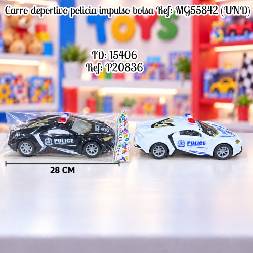 Carro deportivo policia impulso bolsa Ref: MG55842 (UND)