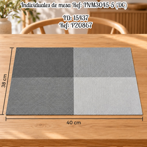 Individuales de mesa Ref: INM3045-5 (DC)