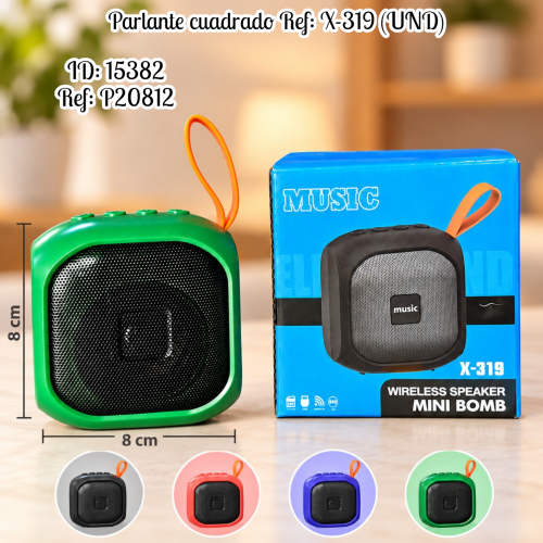 Parlante cuadrado al por mayor – Ref. X-319
