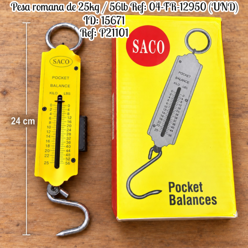 Pesa romana de 25kg / 56lb al por mayor – Ref. 04-FR-12950