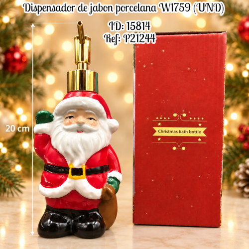 Dispensador de jabon porcelana W1759 (UND)