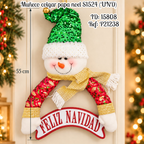 Muñeco colgar papa noel S1524 (UND)