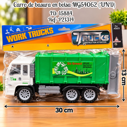 Carro de basura en bolsa MG54062 (UND)