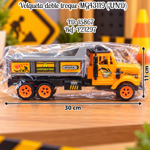 Volqueta doble troque MG43119 (UND)