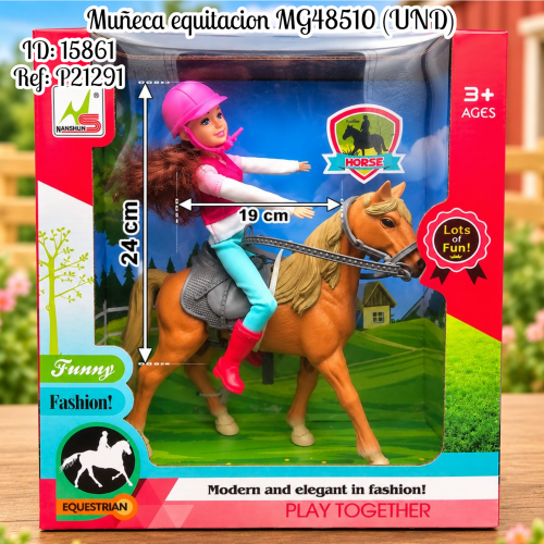 Muñeca equitacion MG48510 (UND)