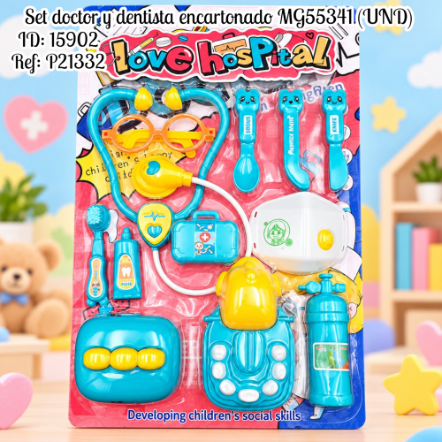 Set doctor y dentista encartonado MG55341 (UND)