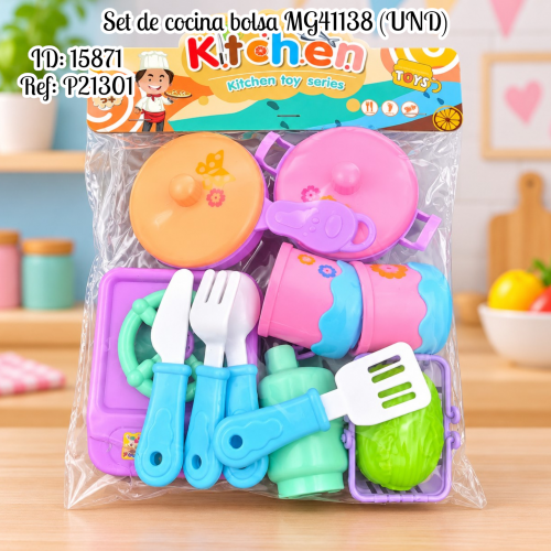 Set de cocina bolsa MG41138 (UND)