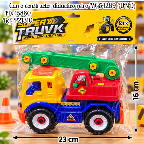 Carro constructor didactico retro MG54289 (UND)