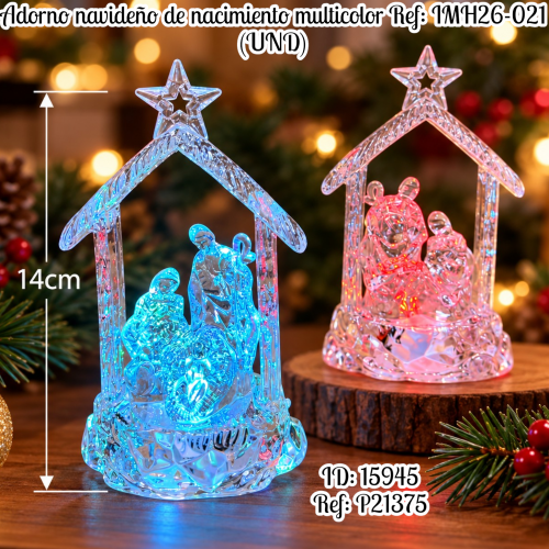 Adorno navideño de nacimiento  multicolor Ref: IMH26-021 (UND)
