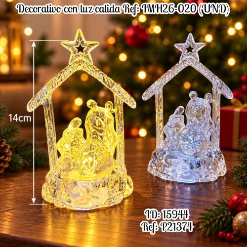 Decorativo con luz  calida Ref: IMH26-020 (UND)
