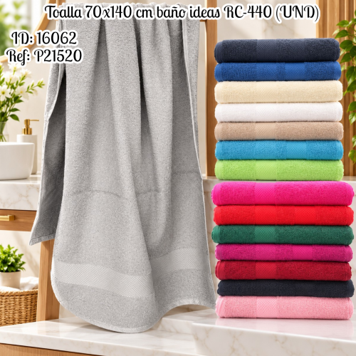 Toalla 70x140 cm baño ideas RC-440 (UND)