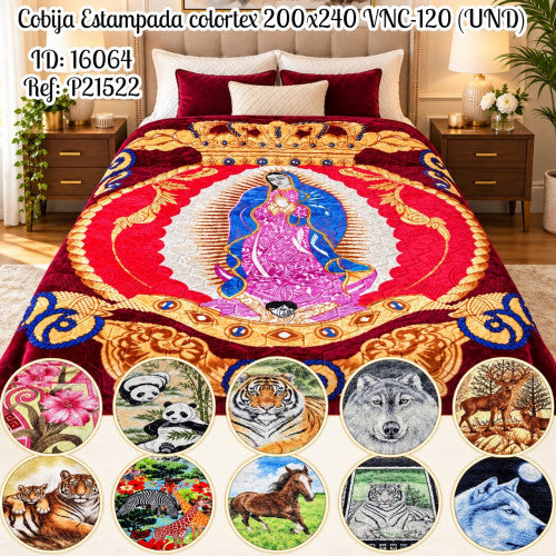 Cobija Estampada colortex 200x240 VNC-120 (UND)