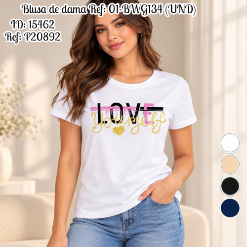 Blusa de dama al por mayor – Ref. 01-BWG134