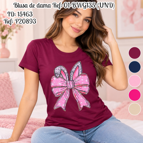 Blusa de dama al por mayor – Ref. 01-BWG135