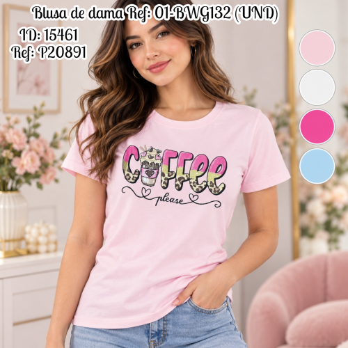 Blusa de dama al por mayor – Ref. 01-BWG132