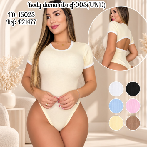 Body dama rib al por mayor – Ref. 003