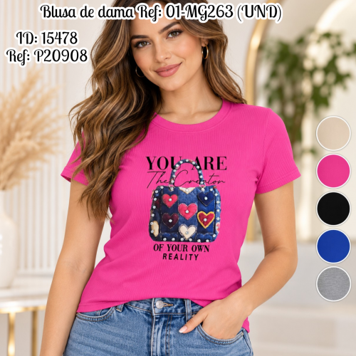 Blusa de dama al por mayor – Ref. 01-MG263
