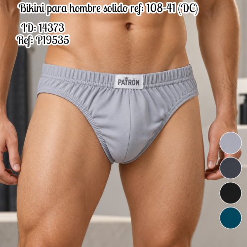 Bikini para hombre solido ref: 108-41 (DC)