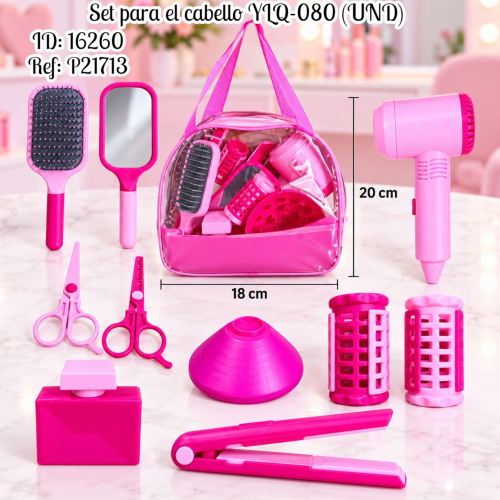 Set para el cabello YLQ-080 (UND)