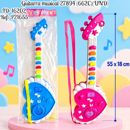 Guitarra musical 27894 (662C)(UND)