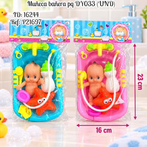 Muñeca bañera pq DY033 (UND)