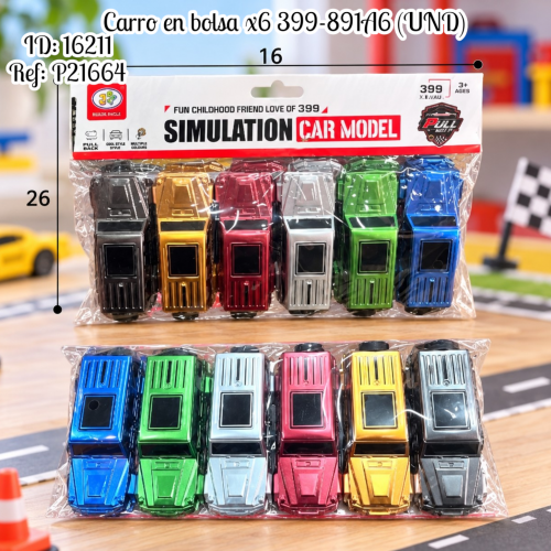 Carro en bolsa x6 399-891A6 (UND)
