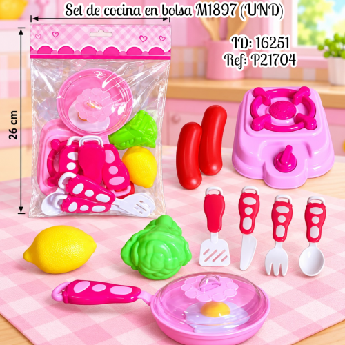 Set de cocina en bolsa M1897 (UND)