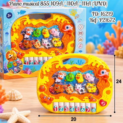 Piano musical 855-109A/-110A/-111A (UND)